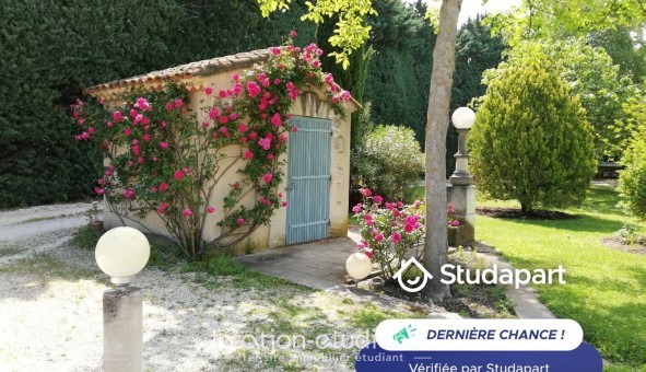 Logement tudiant Studio à Le Thor (84250)