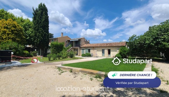 Logement tudiant Studio à Le Thor (84250)