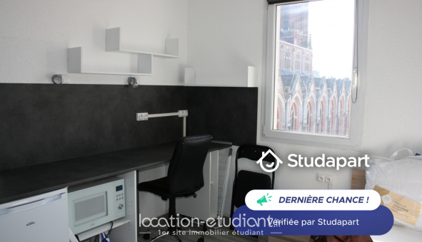 Logement étudiant Location Studio Meublé Lille (59800)