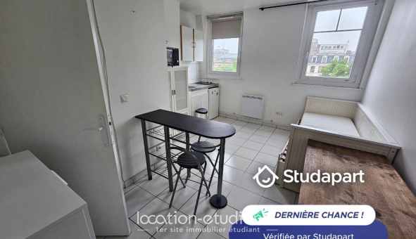 Logement tudiant Location Studio Meublé Lille (59800)