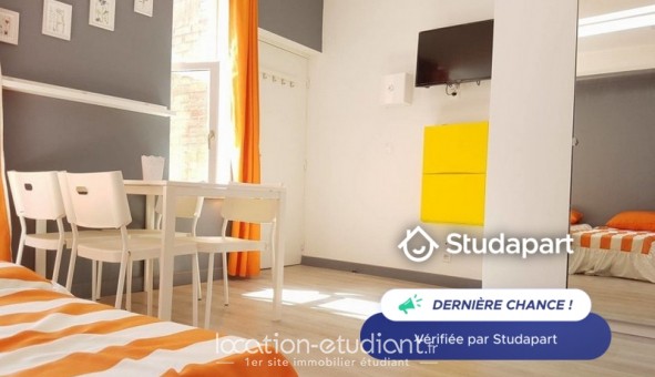 Logement étudiant Location Studio Meublé Lille (59800)