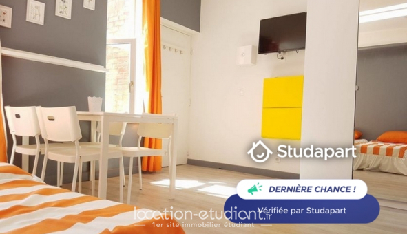 Logement tudiant Location Studio Meublé Lille (59800)