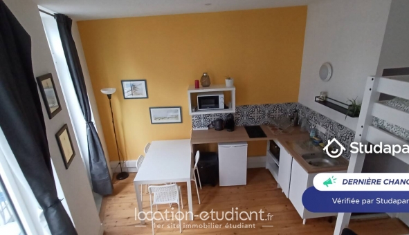 Logement étudiant Studio &agrave; Lille (59800)