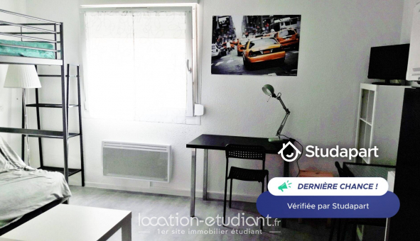 Logement �tudiant Location Studio Meubl&eacute; Lille (59800)