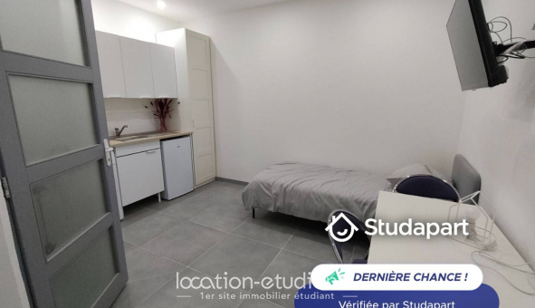 Logement �tudiant Location Studio Meubl&eacute; Lille (59800)