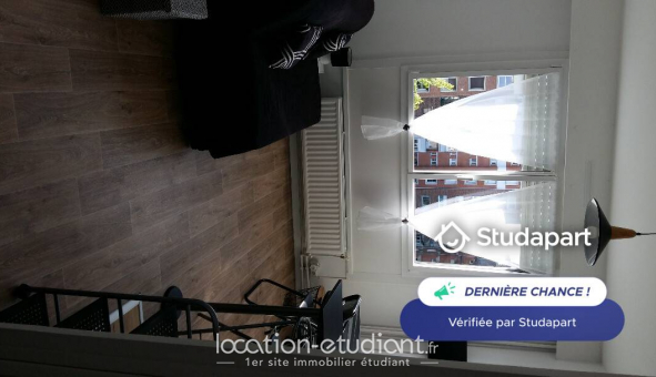Logement �tudiant Location Studio Meubl&eacute; Lille (59800)