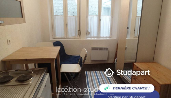 Logement �tudiant Location Studio Meubl&eacute; Lille (59800)