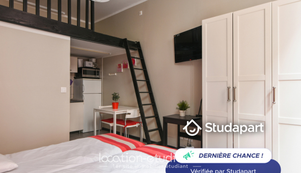 Logement �tudiant Location Studio Meubl&eacute; Lille (59800)