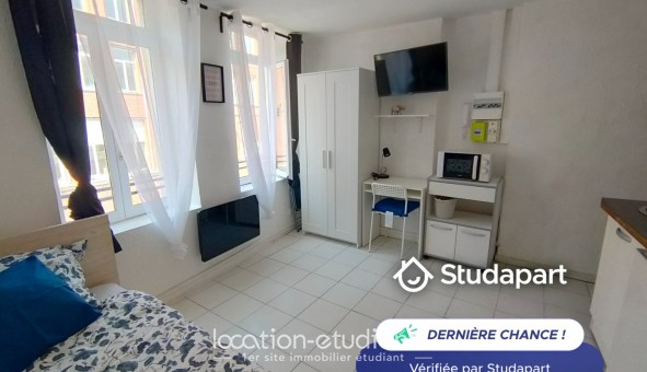 Logement �tudiant Location Studio Meubl&eacute; Lille (59800)