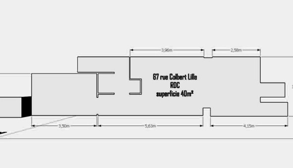 Logement �tudiant Studio &agrave; Lille (59800)