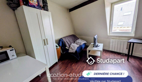 Logement �tudiant Location Studio Meubl&eacute; Lille (59800)