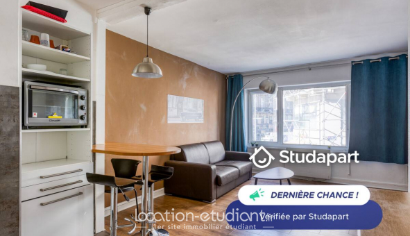 Logement �tudiant Location Studio Meubl&eacute; Lille (59800)
