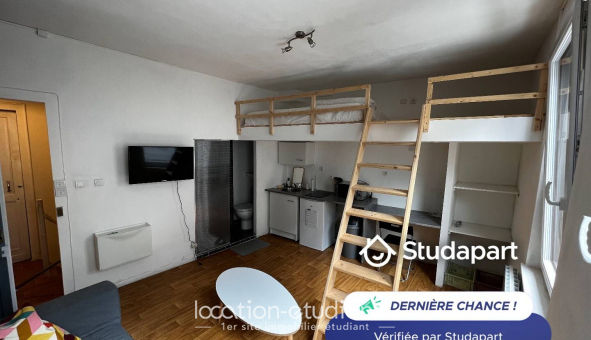 Logement étudiant Location Studio Meublé Lille (59800)