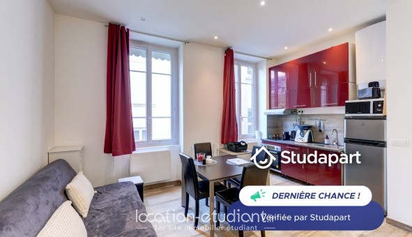 Logement tudiant Studio à Lyon 2me arrondissement (69002)