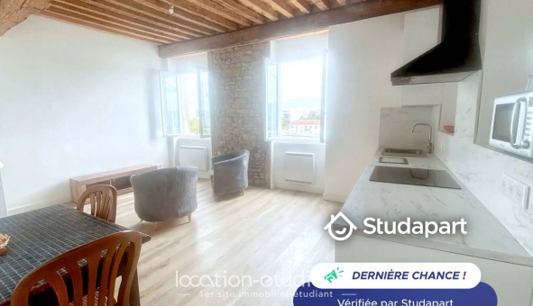 Logement �tudiant Studio &agrave; Lyon 2�me arrondissement (69002)