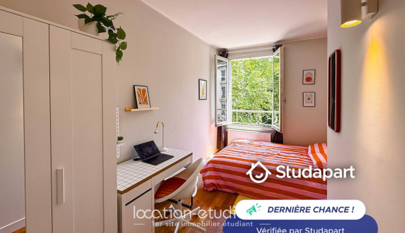 Logement tudiant Studio à Lyon 3me arrondissement (69003)