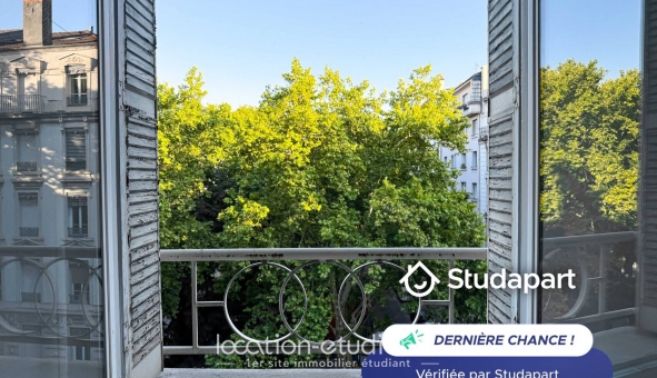 Logement étudiant Studio &agrave; Lyon 3ème arrondissement (69003)