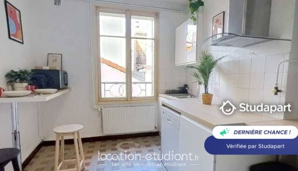 Logement étudiant Studio &agrave; Lyon 3ème arrondissement (69003)