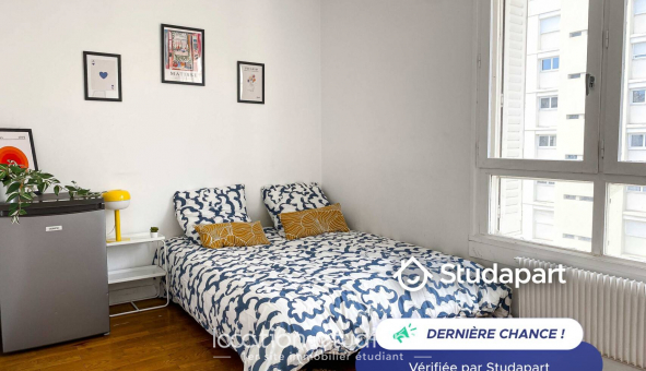 Logement �tudiant Location Studio Meubl&eacute; Lyon 7�me arrondissement (69007)