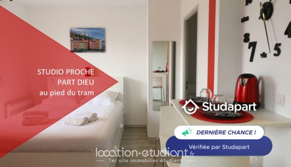 Logement tudiant Location Studio Meublé Lyon 8me arrondissement (69008)