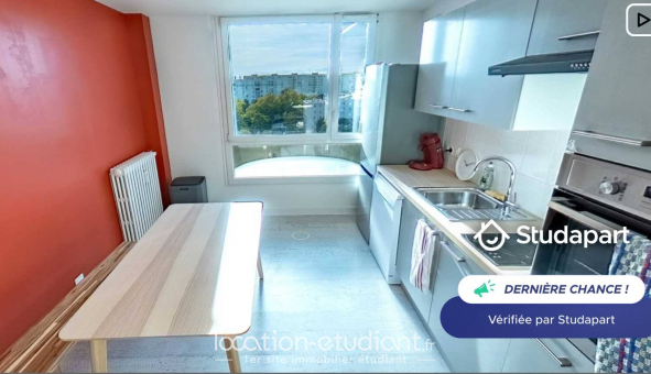 Logement �tudiant Studio &agrave; Lyon 8�me arrondissement (69008)