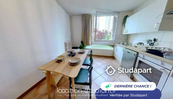 Logement �tudiant Studio &agrave; Lyon 8�me arrondissement (69008)