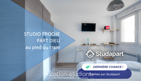 Logement �tudiant Studio &agrave; Lyon 8�me arrondissement (69008)