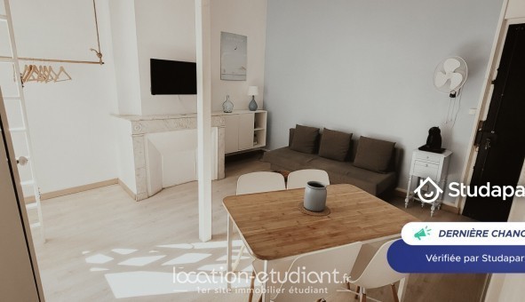 Logement tudiant Studio à Marseille 01er arrondissement (13001)