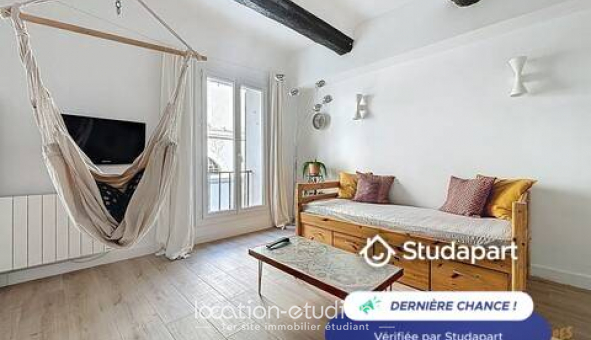 Logement tudiant Location Studio Meublé Marseille 01er arrondissement (13001)