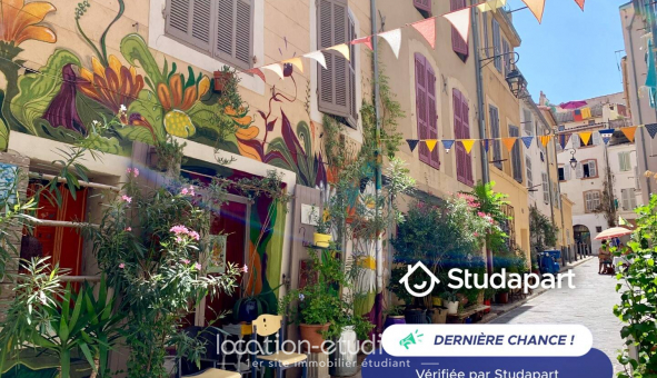Logement tudiant Studio à Marseille 02me arrondissement (13002)