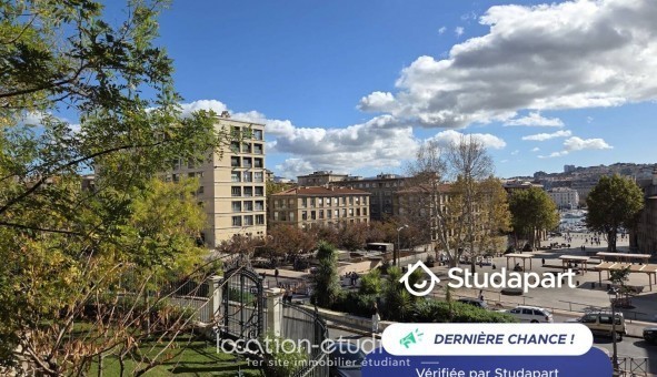 Logement tudiant Studio à Marseille 02me arrondissement (13002)
