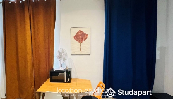 Logement étudiant Location Studio Meubl&eacute; Marseille 02ème arrondissement (13002)