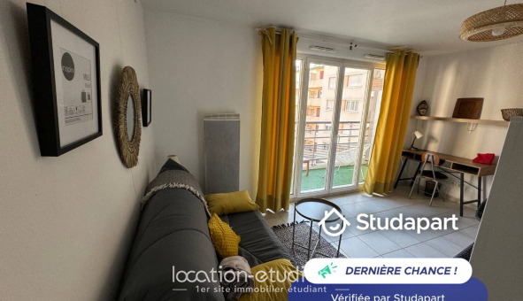 Logement �tudiant Location Studio Meubl&eacute; Marseille 04�me arrondissement (13004)