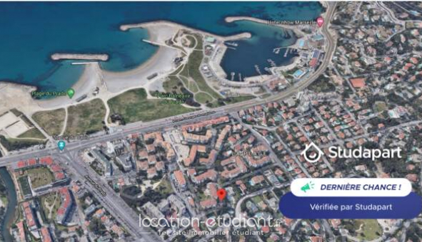 Logement tudiant Studio à Marseille 08me arrondissement (13008)