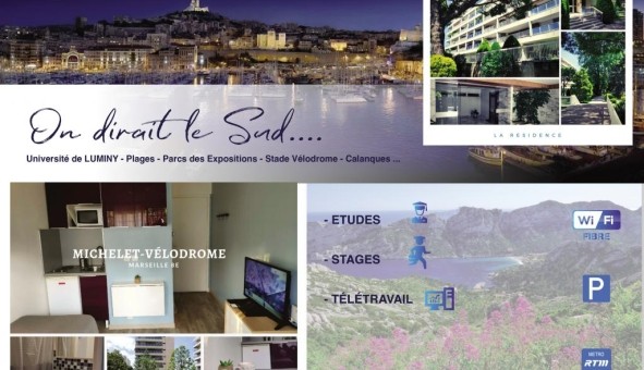 Logement tudiant Location Studio Vide Marseille 08me arrondissement (13008)