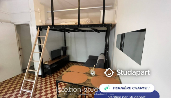 Logement �tudiant Location Studio Meubl&eacute; Marseille 08�me arrondissement (13008)