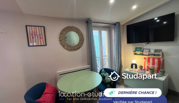 Logement tudiant Studio à Menton (06500)