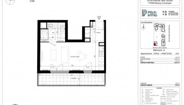 Logement �tudiant Studio &agrave; Moissy Cramayel (77550)