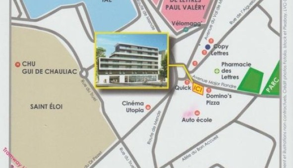 Logement �tudiant Studio &agrave; Montpellier (34080)