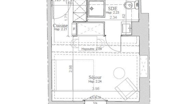 Logement �tudiant Studio &agrave; Montpellier (34080)