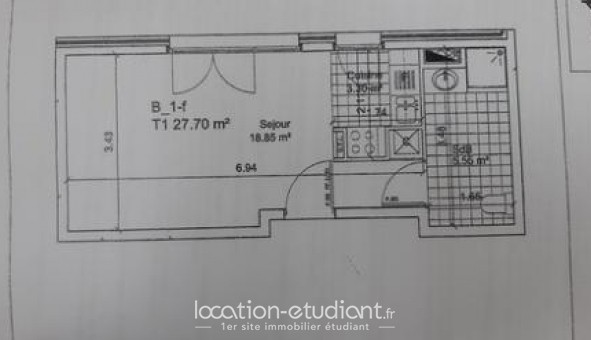 Logement tudiant Studio à Montreuil (93100)