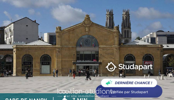 Logement �tudiant Studio &agrave; Nancy (54100)