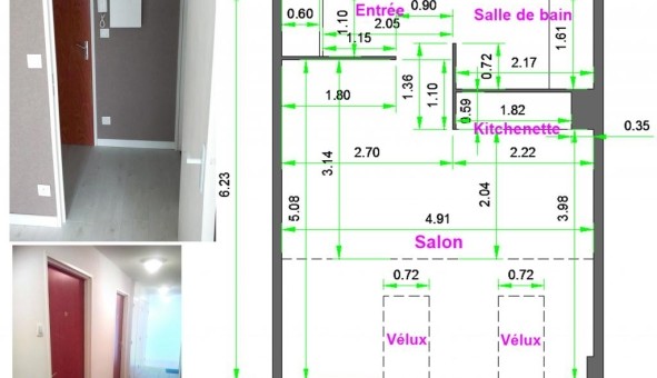 Logement tudiant Studio à Nantes (44200)