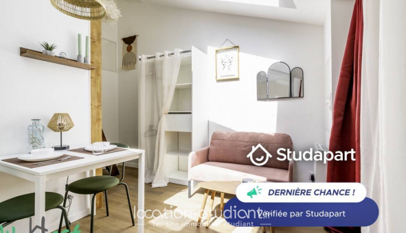 Logement étudiant Location Studio Meublé Nantes (44200)