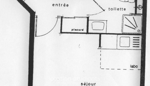 Logement tudiant Studio à Nantes (44200)
