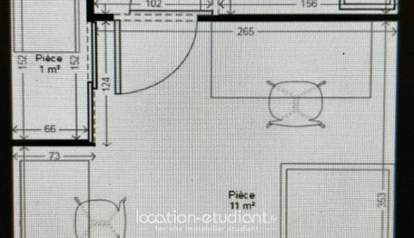 Logement �tudiant Studio &agrave; Nantes (44200)