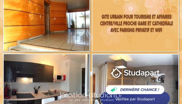 Logement �tudiant Studio &agrave; Nantes (44200)