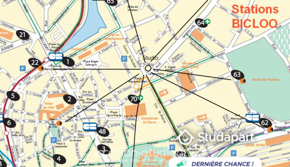 Logement �tudiant Studio &agrave; Nantes (44200)