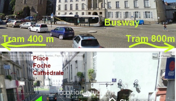 Logement �tudiant Studio &agrave; Nantes (44200)