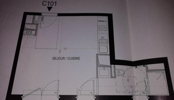 Logement �tudiant Studio &agrave; Nantes (44200)